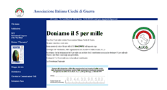 Desktop Screenshot of aiciechiguerra.it
